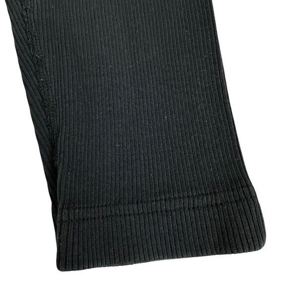 Hanna Andersson Black Crop Leggings 110 / 5 - Picture 4 of 6